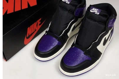 AIR 555088 RETRO - 501 1 AIR JORDAN "COURT JORDAN PURPLE" - 0714